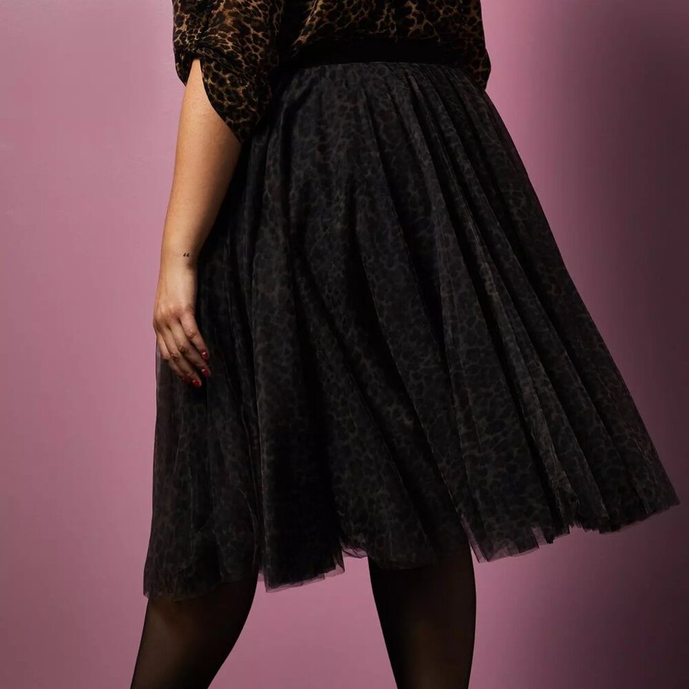 Torrid x Betsey Johnson Leopard Tulle Skirt - Picture 4 of 4